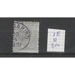 Suriname 1E Willem III 1873  VFU/gebr  CV 3,5 €