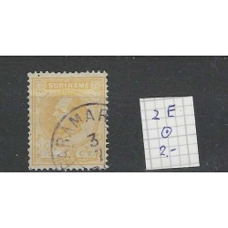 Suriname 2E Willem III 1873  VFU/gebr  CV 2 €