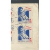 Nederland R90 (blok 4), P93 (paartje) op R-Brief naar Brussel België CV 100+ €