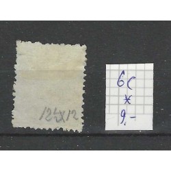 Suriname 6c Willem III 1873  MH/ongebr  CV 9 €