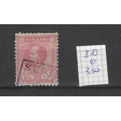Suriname 3D Willem III 1873  VFU/gebr  CV 3,5 €