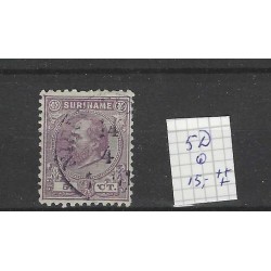 Suriname 5D Willem III 1873  VFU/gebr "NIEUW ROTTERDAM " CV 15++ €