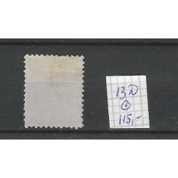 Suriname 13D Willem III 1873  VFU/gebr CV 115 €