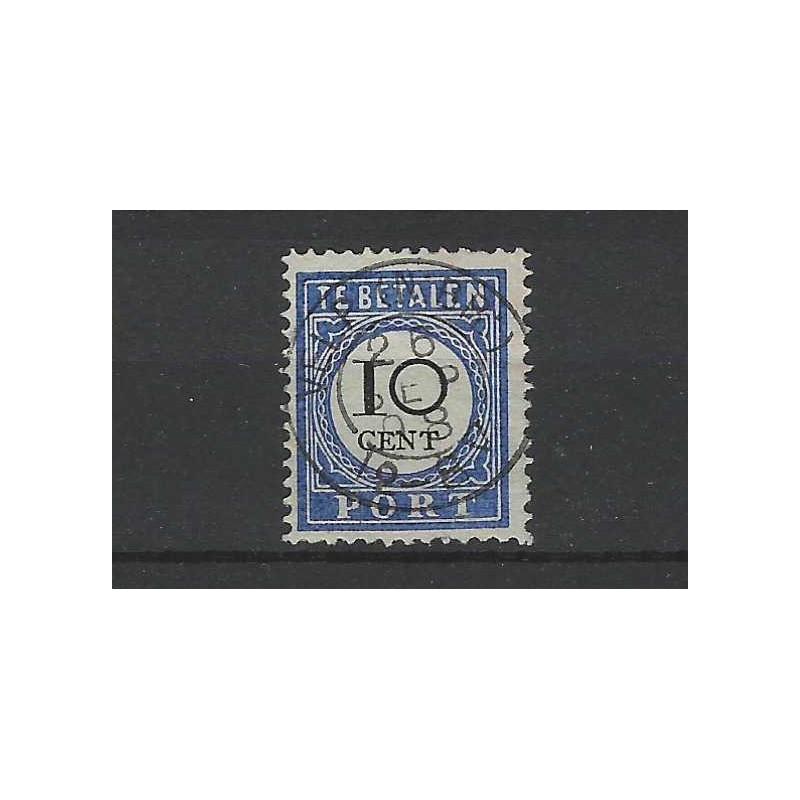 Nederland P22 met "VELP (N:BR:)  1898" kleinrond VFU/gebr  CV 45++ €