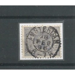 Nederland  42 met "AMSTERDAM  1896" VFU/gebr  CV 10 €