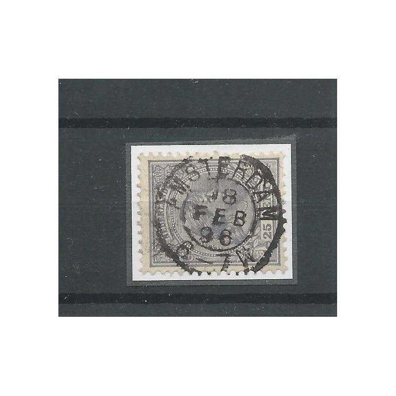 Nederland  42 met "AMSTERDAM  1896" VFU/gebr  CV 10 €