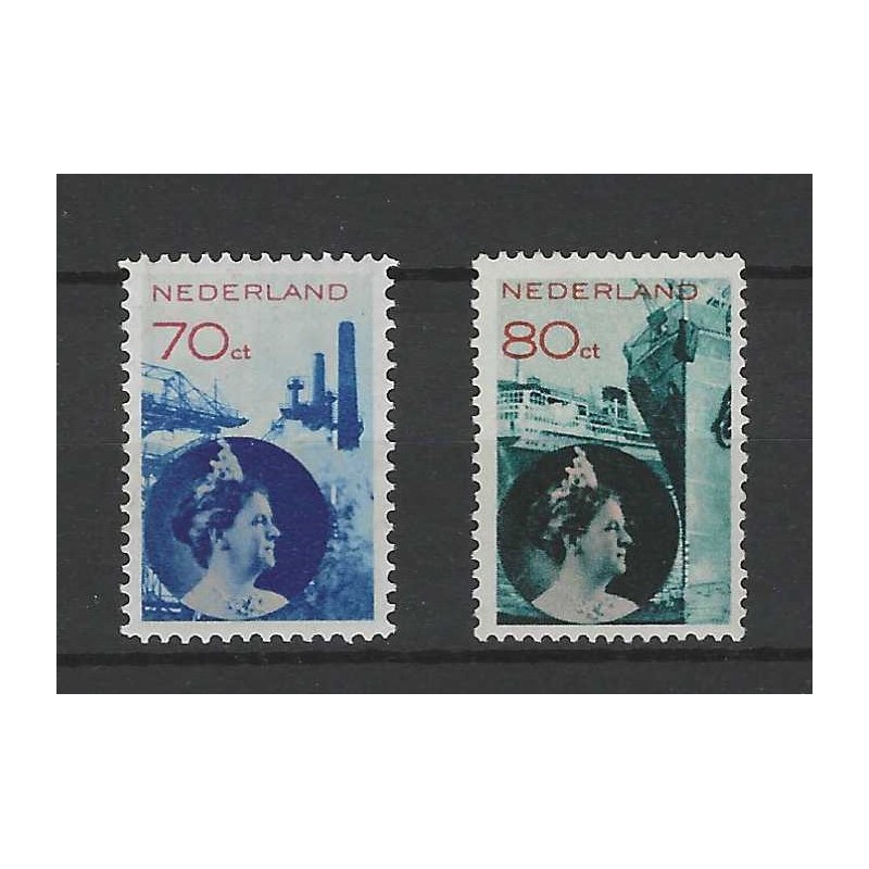 Nederland 236-237 Wilhelmina "Fotomontage" MNH/postfris CV 700 € Nederland 236-237 Wilhelmina "Fotomontage" MNH/postfris CV 700 €