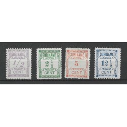 Suriname 65-68 Hulpuitgifte  MH/ongebr CV 25 €