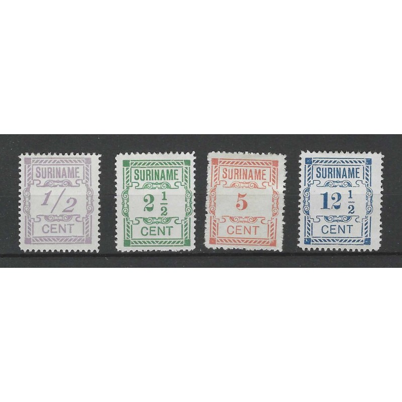 Suriname 65-68 Hulpuitgifte MH/ongebr CV 25 € Suriname 65-68 Hulpuitgifte MH/ongebr CV 25 €