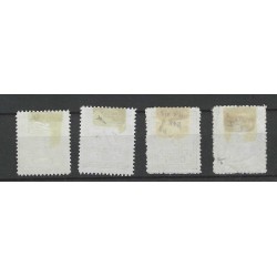 Suriname 65-68 Hulpuitgifte  VFU/gebr CV 25 €