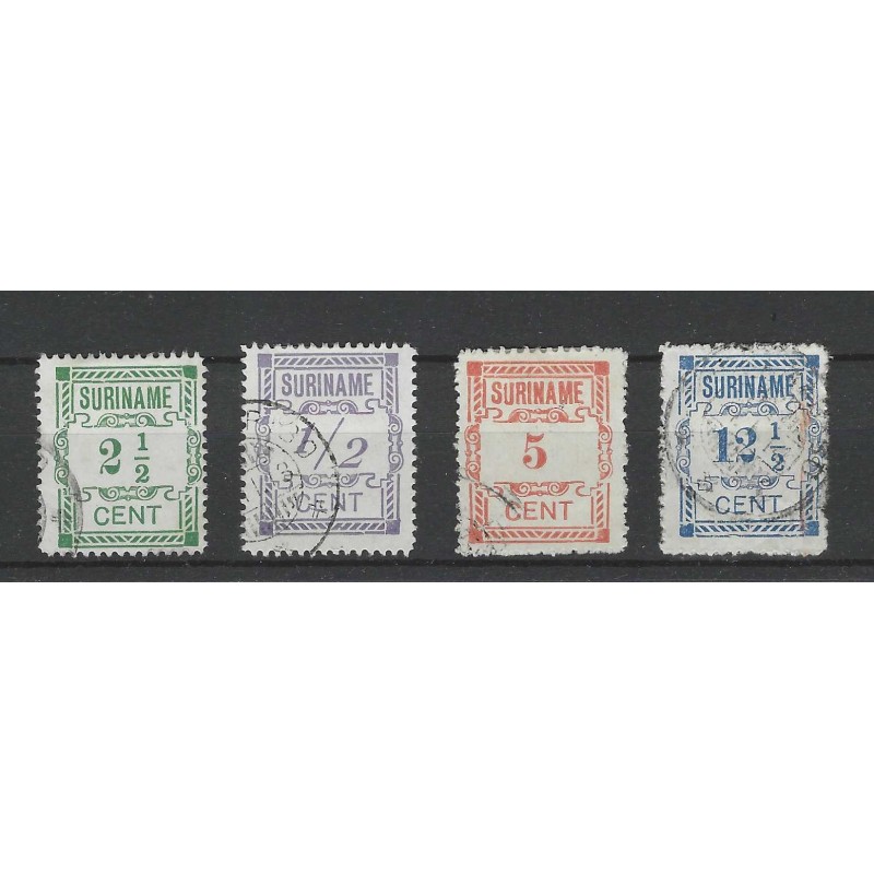 Suriname 65-68 Hulpuitgifte VFU/gebr CV 25 € Suriname 65-68 Hulpuitgifte VFU/gebr CV 25 €
