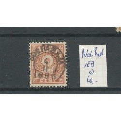 Ned. Indië  18B 11,5x12  Cijfer 1884  VFU/gebr CV 60 €