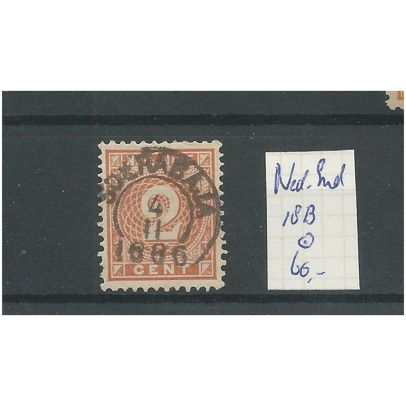 Ned. Indië 18B 11,5x12 Cijfer 1884 VFU/gebr CV 60 € Ned. Indië 18B 11,5x12 Cijfer 1884 VFU/gebr CV 60 €