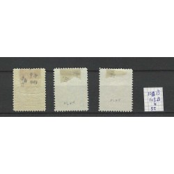 Suriname 100B-103B  Wilhelmina  MH/ongebr CV 55 €