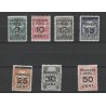 Suriname 130-136 Brandkast-opdrukken MH/ongebr CV 31 €