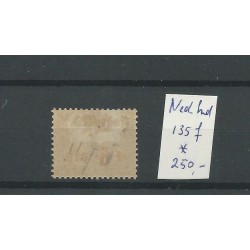 Ned. Indië  135f  OPDRUK-afwijking  MH/ongebr CV 250 €