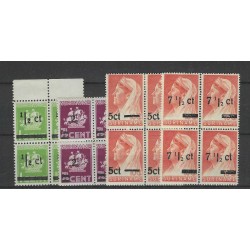 Suriname 210-213 Hulpuitgifte blokje 4 MNH/MH CV 14+€