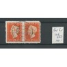 Ned. Indië  346 PAARTJE  Wilhelmina 25Gld  VFU/gebr  CV 150+ €