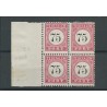 Ned. Indië P13C-P13B  2x in blok4  MH/ongebr CV 150 €