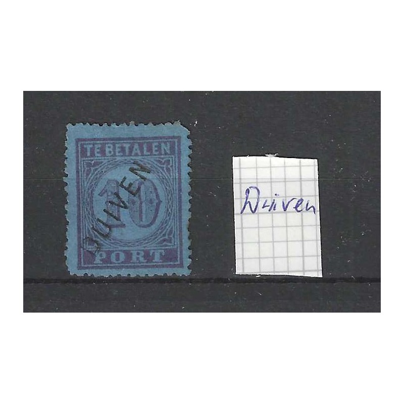 Nederland P2 Port met "DUIVEN" langstempel VFU/gebr  CV 25++ €