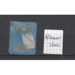 Nederland P2 Port met "NIEUWERSLUIS" langstempel VFU/gebr  CV 25++ €