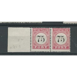 Ned. Indië P13C-P13B  Type IV  Mh/ongebr  CV 75+ €