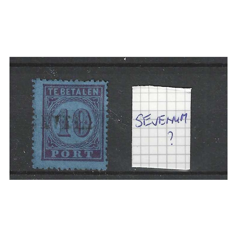 Nederland P2 Port met "SEVENUM" langstempel VFU/gebr CV 25++ € Nederland P2 Port met "SEVENUM" langstempel VFU/gebr CV 25++ €