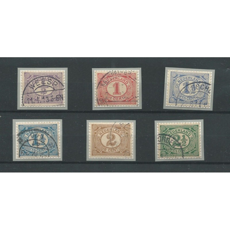 Nederland 50-55 Cijfer VFU/gebr CV 5 € Nederland 50-55 Cijfer VFU/gebr CV 5 €