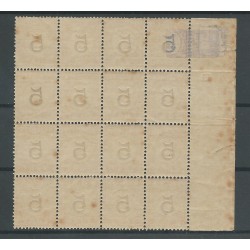 Ned. Indië P6B-P6B  4x in blok 16  MH/ongebr  CV 300 €