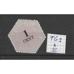Nederland TG1 Telegram 1 ct  MH/ongebr  CV 95 €