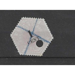 Nederland TG1 Telegram 1 ct  VFU/gebr  CV 50 €
