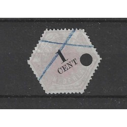 Nederland TG1 Telegram 1 ct  VFU/gebr  CV 50 €
