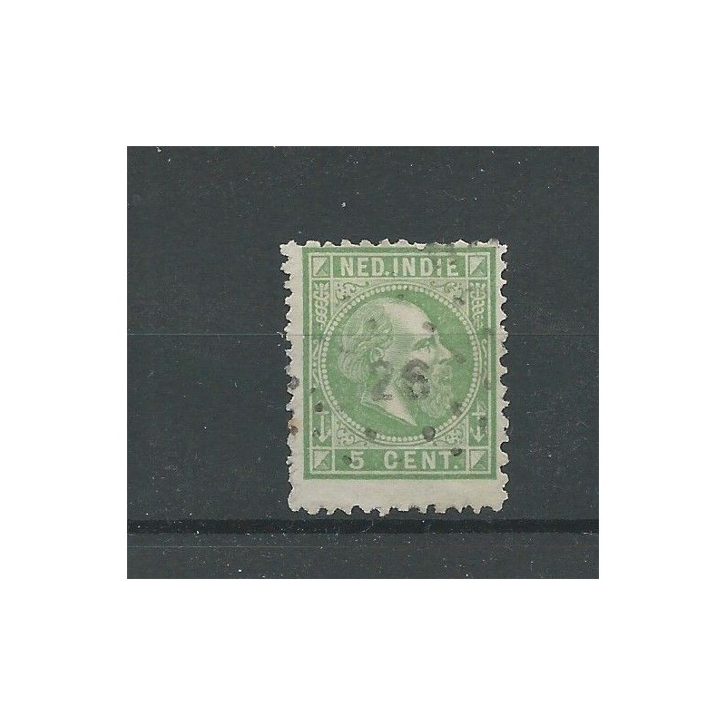 Ned. Indië 8G 11,5x12 Willem III puntstempel 26 CV 25+ € Ned. Indië 8G 11,5x12 Willem III puntstempel 26 CV 25+ €