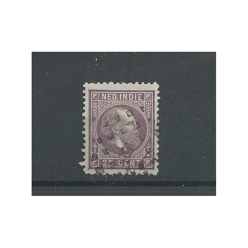 Ned. Indië 13G 11,5x12 Willem III puntstempel 100 CV 25+ € Ned. Indië 13G 11,5x12 Willem III puntstempel 100 CV 25+ €