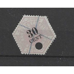 Nederland TG8  Telegram 20 ct   VFU/gebr  CV 28 €