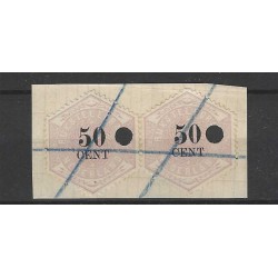 Nederland TG9  Telegram 30 ct  paartje  VFU/gebr  CV 56 €