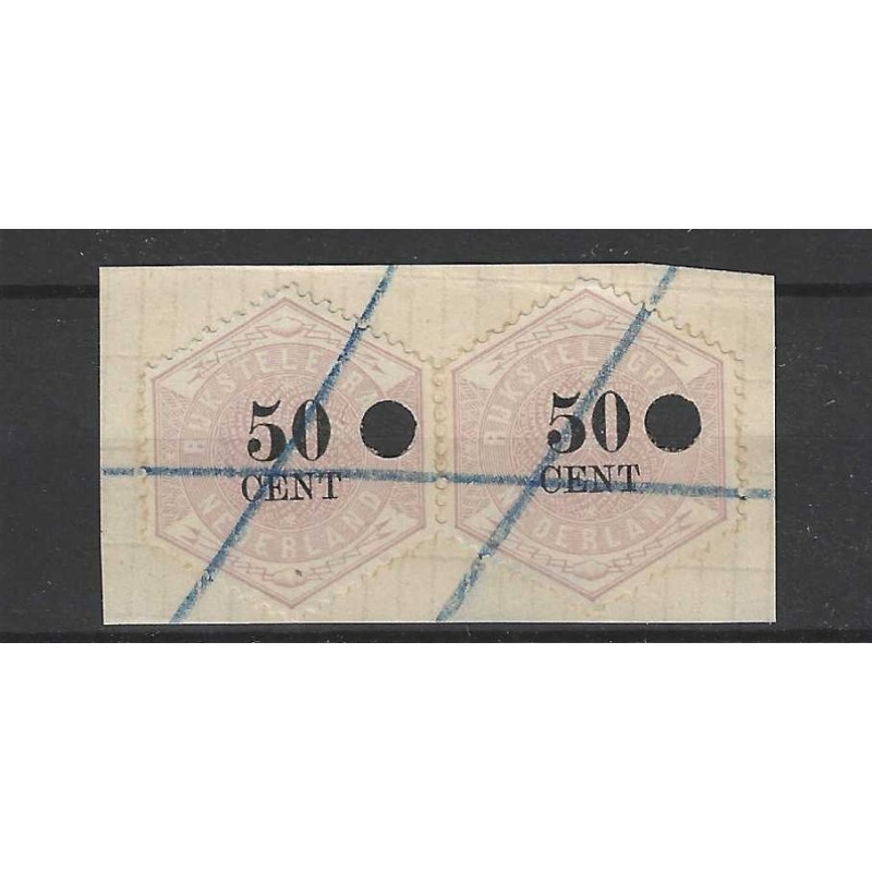 Nederland TG9 Telegram 30 ct paartje VFU/gebr CV 56 € Nederland TG9 Telegram 30 ct paartje VFU/gebr CV 56 €