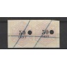 Nederland TG9  Telegram 30 ct  paartje  VFU/gebr  CV 56 €