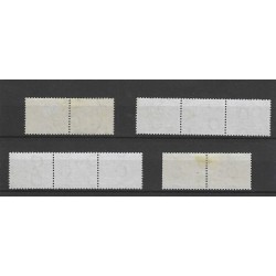 Nederland 356A-D  Guilloche combinaties VFU/gebr  CV 68 €