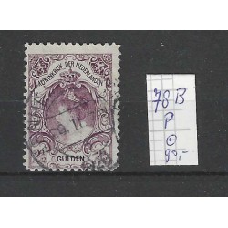 Nederland 78BP  Wilhelmina met plaatfout P  VFU/gebr  CV 90 €
