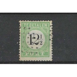 Curacao P4-III  Port 1889 "STOM PUNTSTEMPEL" VFU/gebr  CV 275++ €