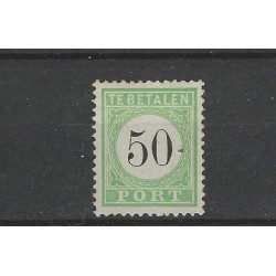Curacao P10fc  Port 1889  "BARST" MH/ongebr  CV 200 €