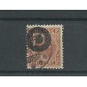 Ned. Indië D1  Dienst STERK VERSCHOVEN opdruk  VFU/gebr  CV 10++ €