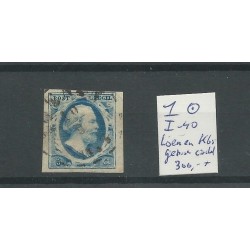 Nederland 1 plt I-40 "LOENEN 1853" Gebroken cirkel  VFU/gebr  CV 300 €