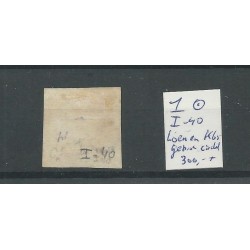 Nederland 1 plt I-40 "LOENEN 1853" Gebroken cirkel  VFU/gebr  CV 300 €