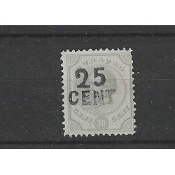 Curacao 18  Hulpzegel  MH/ongebr CV 22,5 €