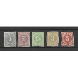 Curacao 13-17 Cijfer  MNH/postfris CV 225 €