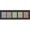 Curacao 13-17 Cijfer  MNH/postfris CV 225 €