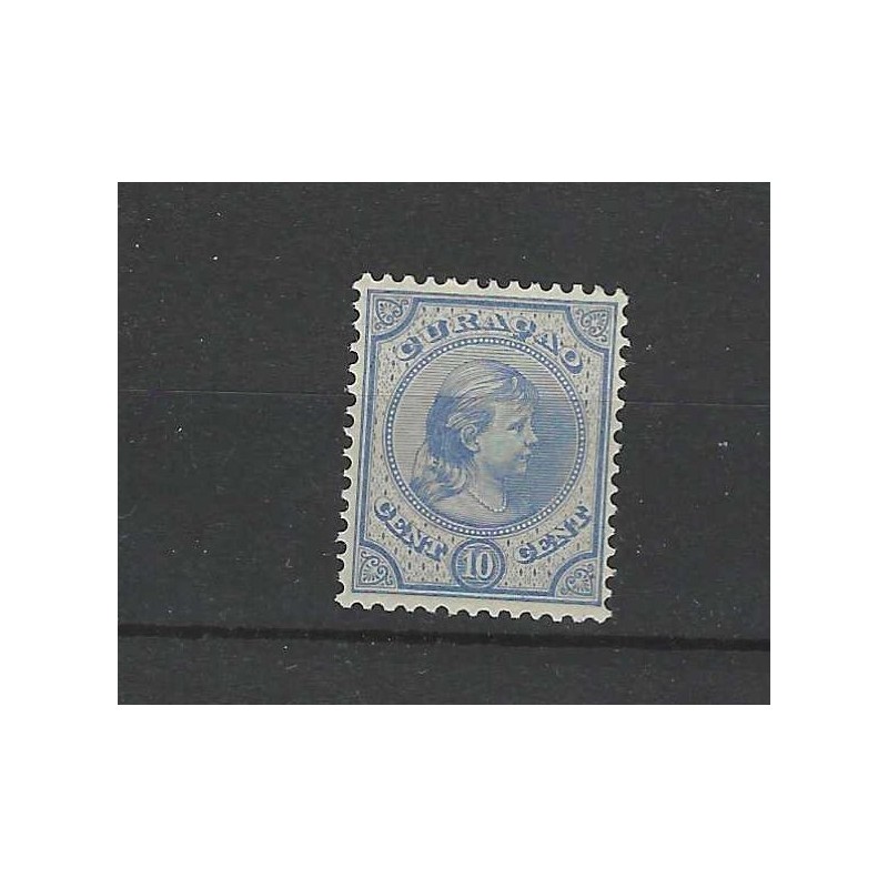 Curacao 19 Wilhelmina MNH/postfris CV 5 € Curacao 19 Wilhelmina MNH/postfris CV 5 €