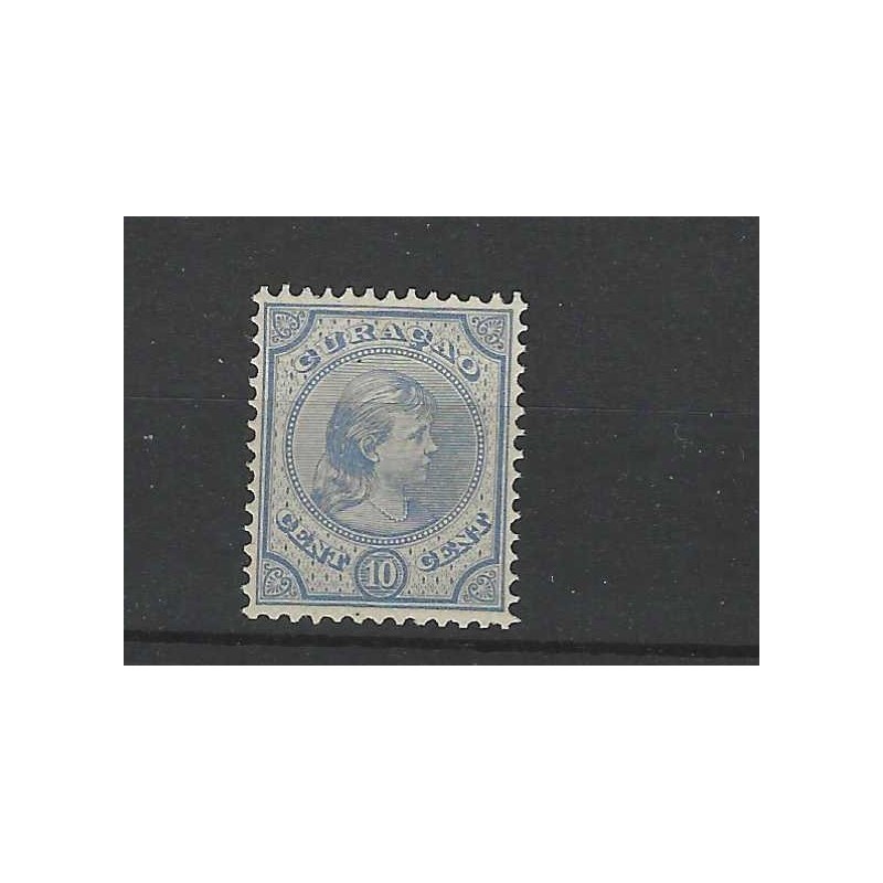 Curacao 19 Wilhelmina MNH/postfris CV 5 € Curacao 19 Wilhelmina MNH/postfris CV 5 €